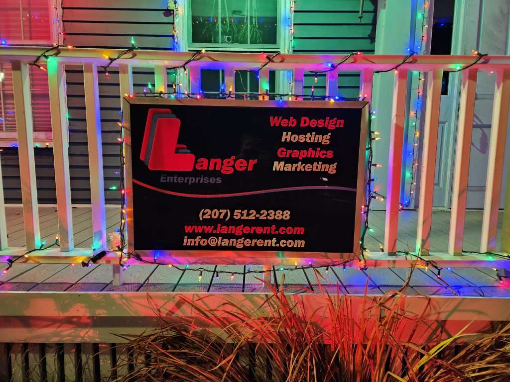 Langer Enterprises LLC | Happy Holidays 2024 | Richmond Maine