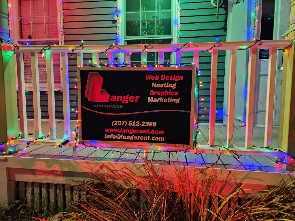 Langer Enterprises LLC | Happy Holidays 2024 | Richmond Maine