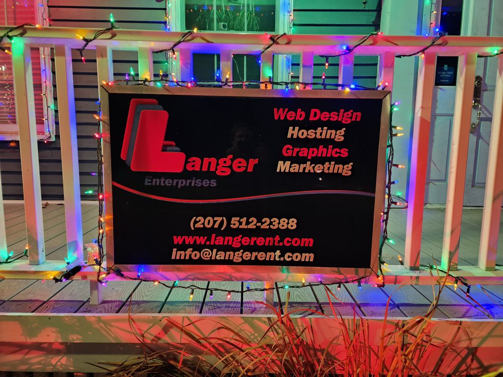 Langer Enterprises LLC | Happy Holidays 2024 | Richmond Maine